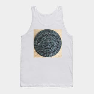 Mayan Calendar / Aztec Sun Stone from Mexico and Central America Tank Top